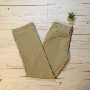 Aeropostale 7/8 Long Khaki Straight-legged Pants